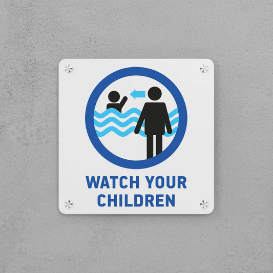 Watch Your Children Sign - Housenama