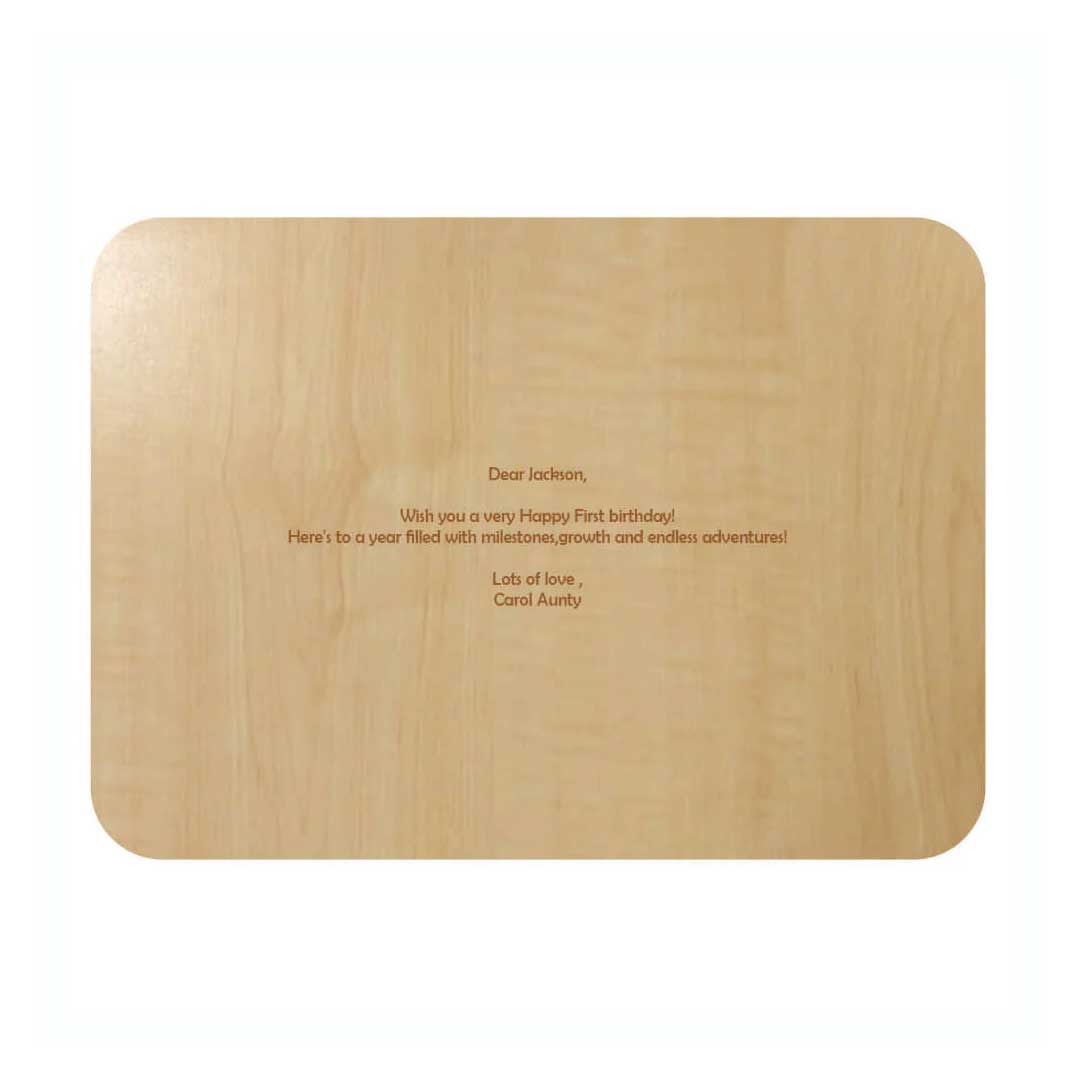 Personalised Wooden Name Puzzle - Vibrant Construction Site