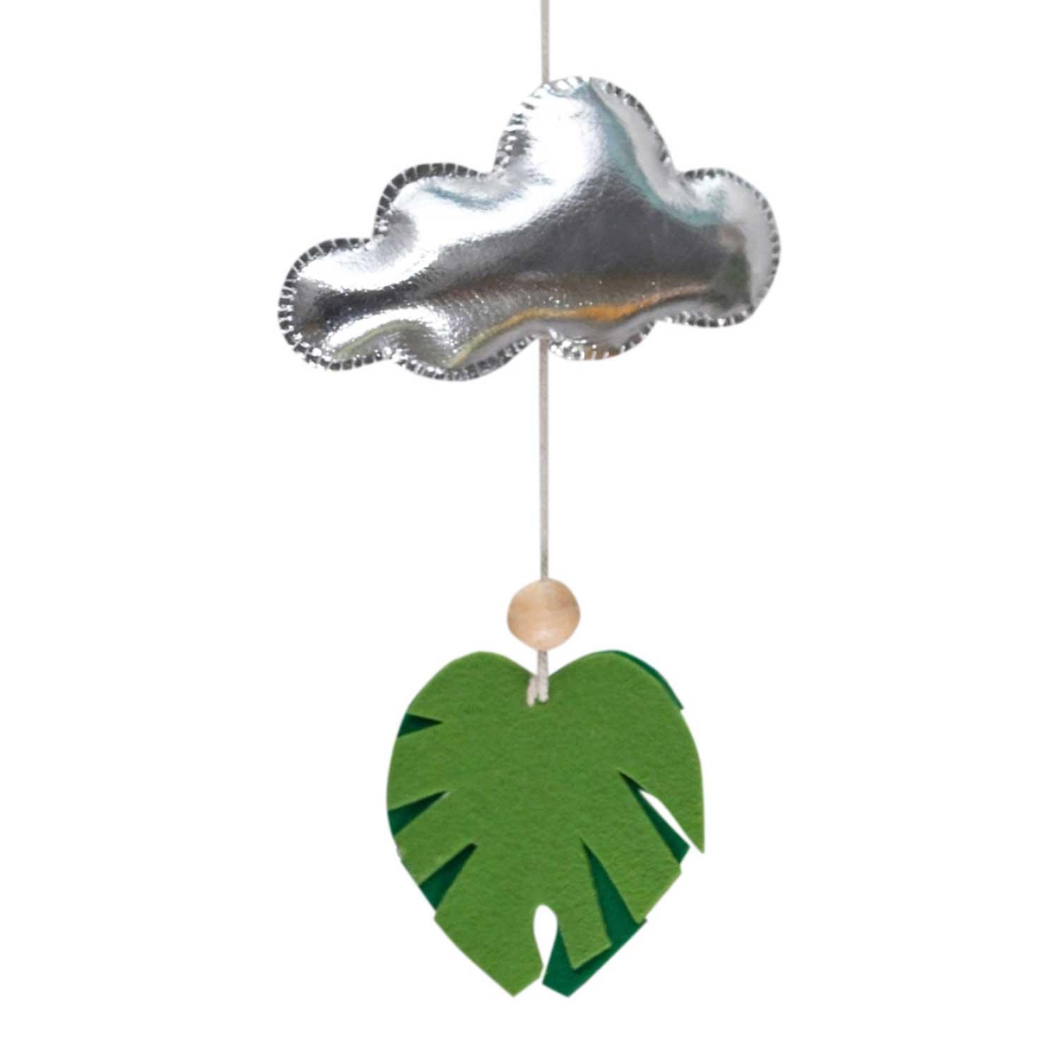 Zooloo Safari Cloud-themed Name Plate for Children - Housenama