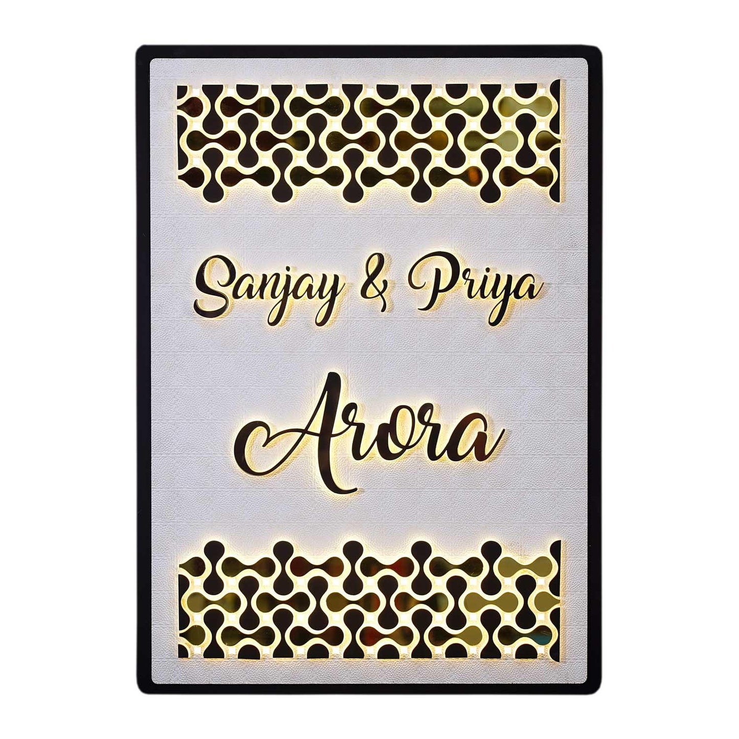 Arora - Decorative LED Name Plate - Housenama