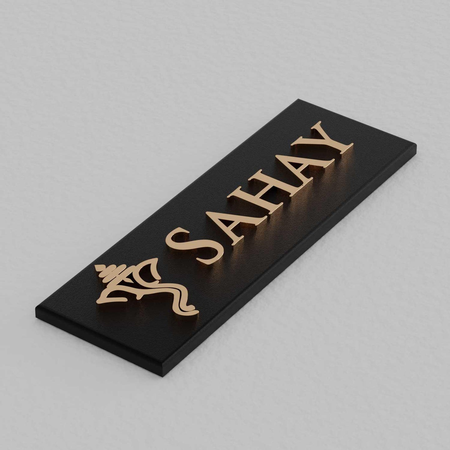 Bellissimo Brass Name Plate - Ganesha - Housenama