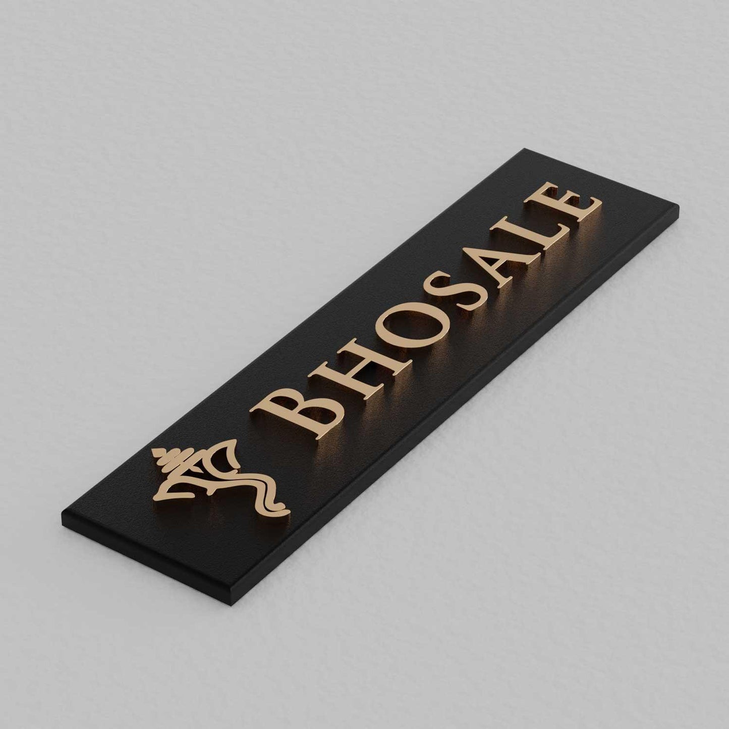 Bellissimo Brass Name Plate - Ganesha - Housenama