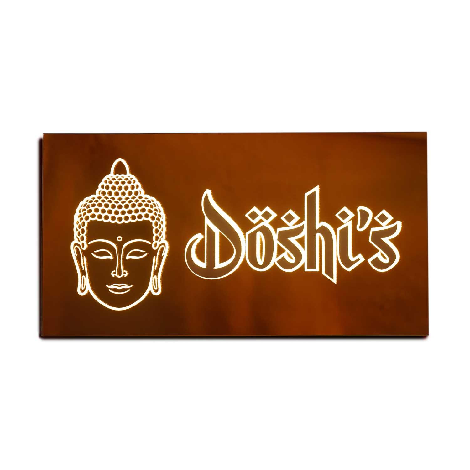 Doshi - Decorative LED Name Plate - Housenama