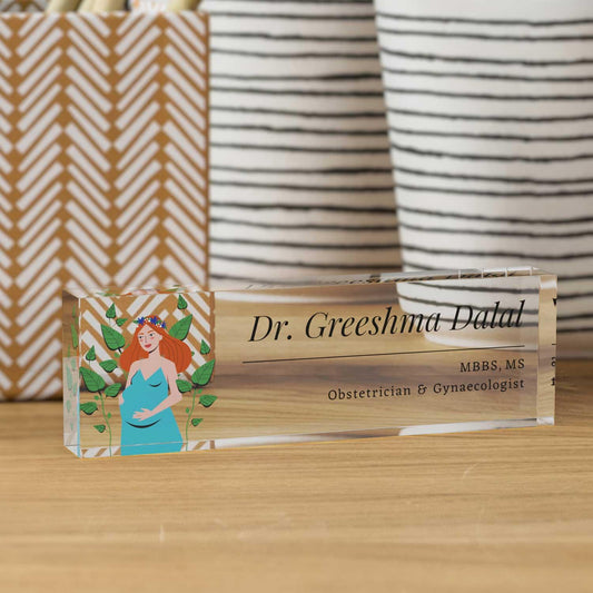 Executive Desk Name Plate for Obstetricians - Housenama