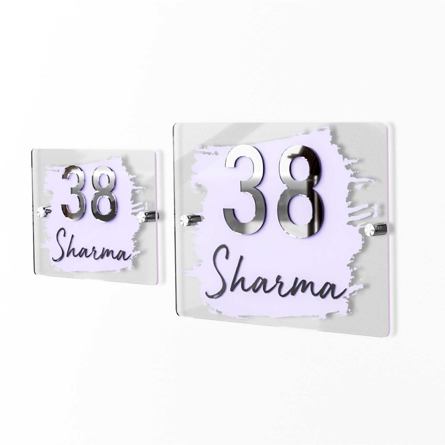 Grunge - Contemporary House Number/Name Sign - Housenama