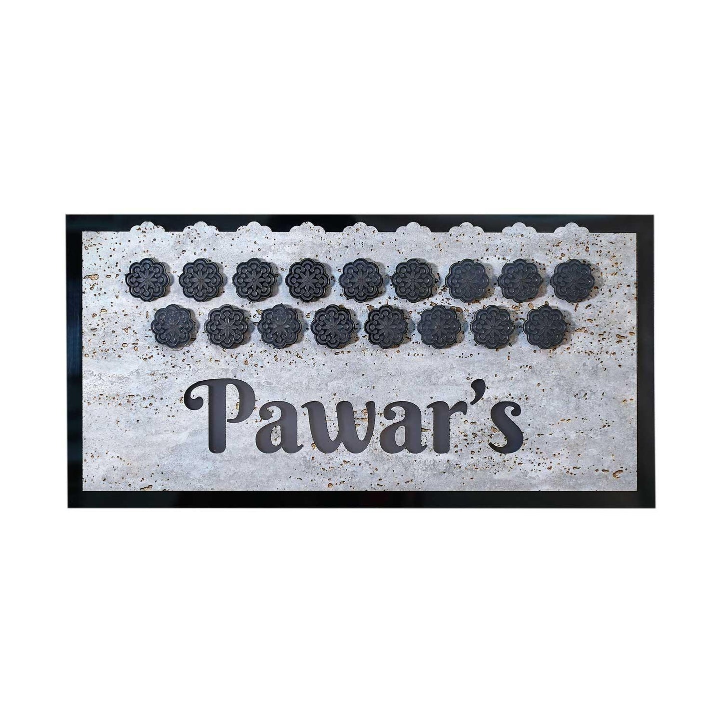 Pawar - Decorative LED Name Plate - Housenama
