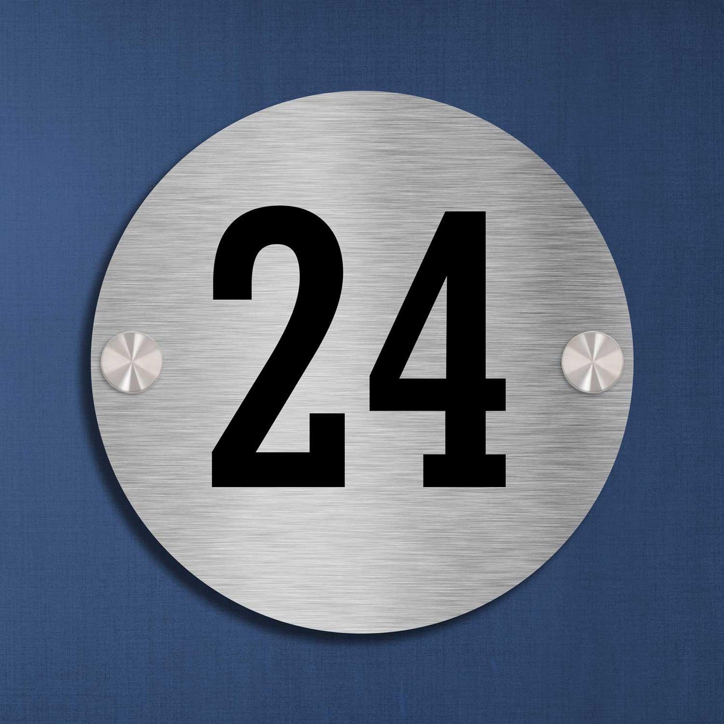 Roundica - Stainless Steel House Number Sign - Housenama