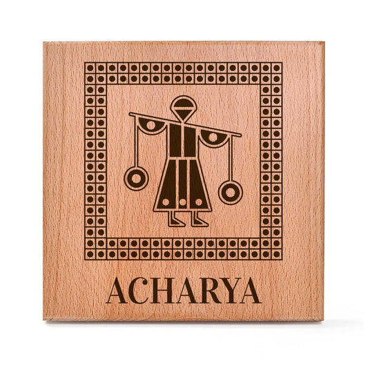 Shravan (Lippan) - Wooden Name Plate - Housenama